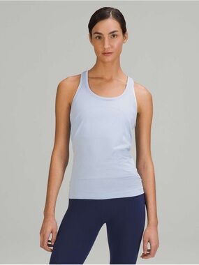 lululemon athletica Pale Blue swiftly tech Racerback Tank Top